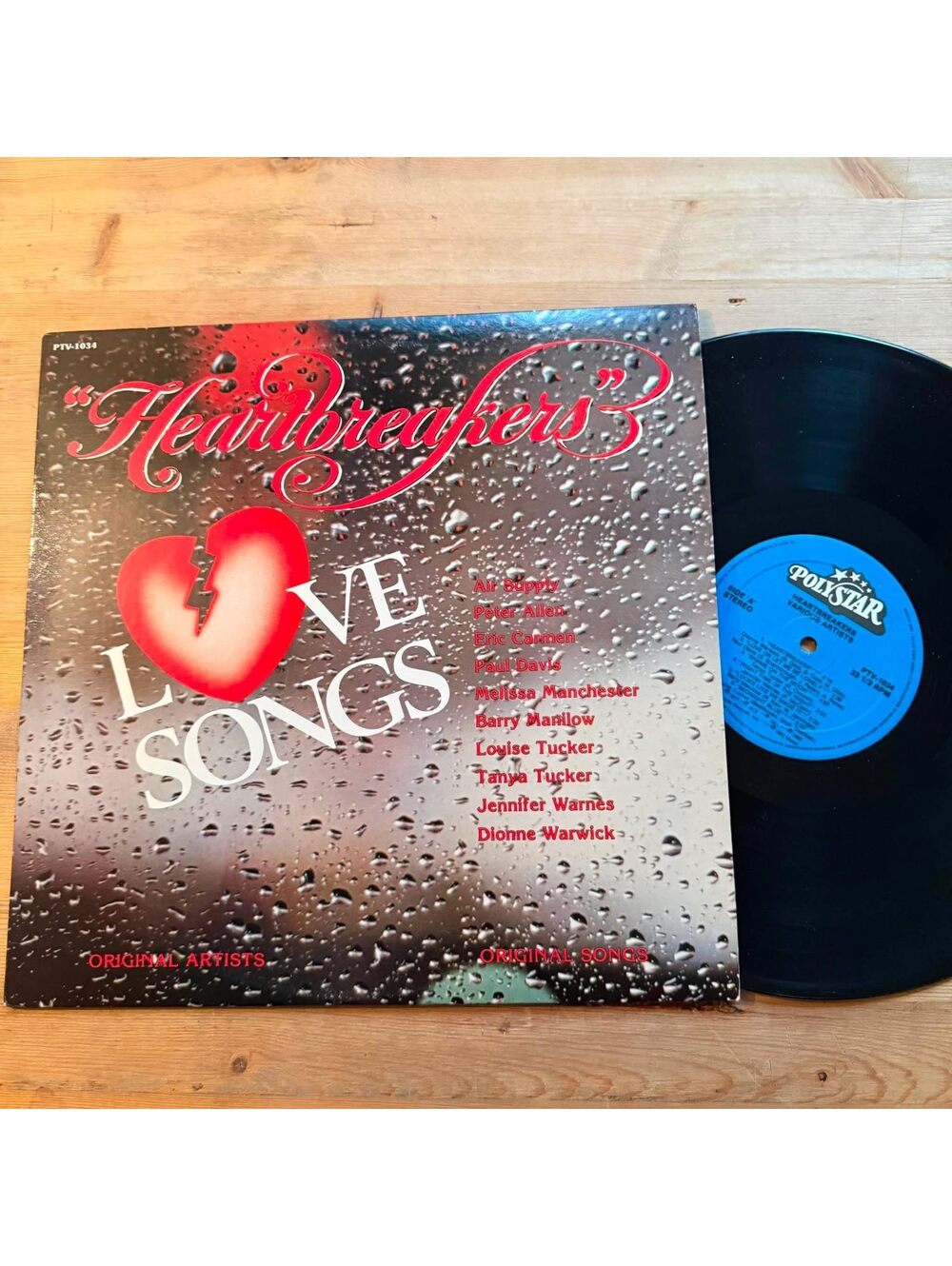 Various - Heartbreakers Love Songs 33rpm VG+ VR24
